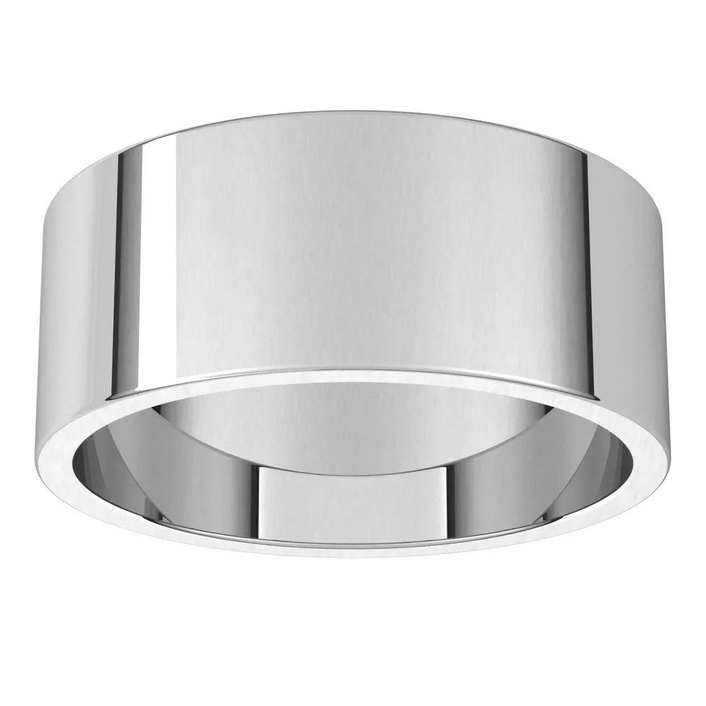 Men's Flat Wedding Band | 8MM