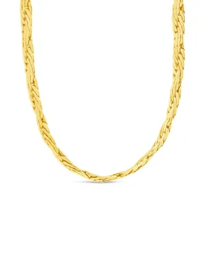 Men's Flat Wheat Chain Necklace