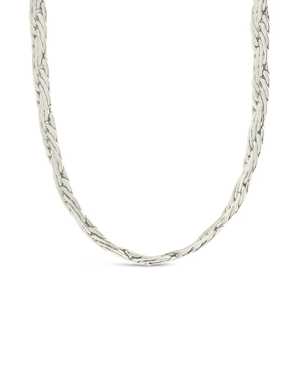 Men's Flat Wheat Chain Necklace