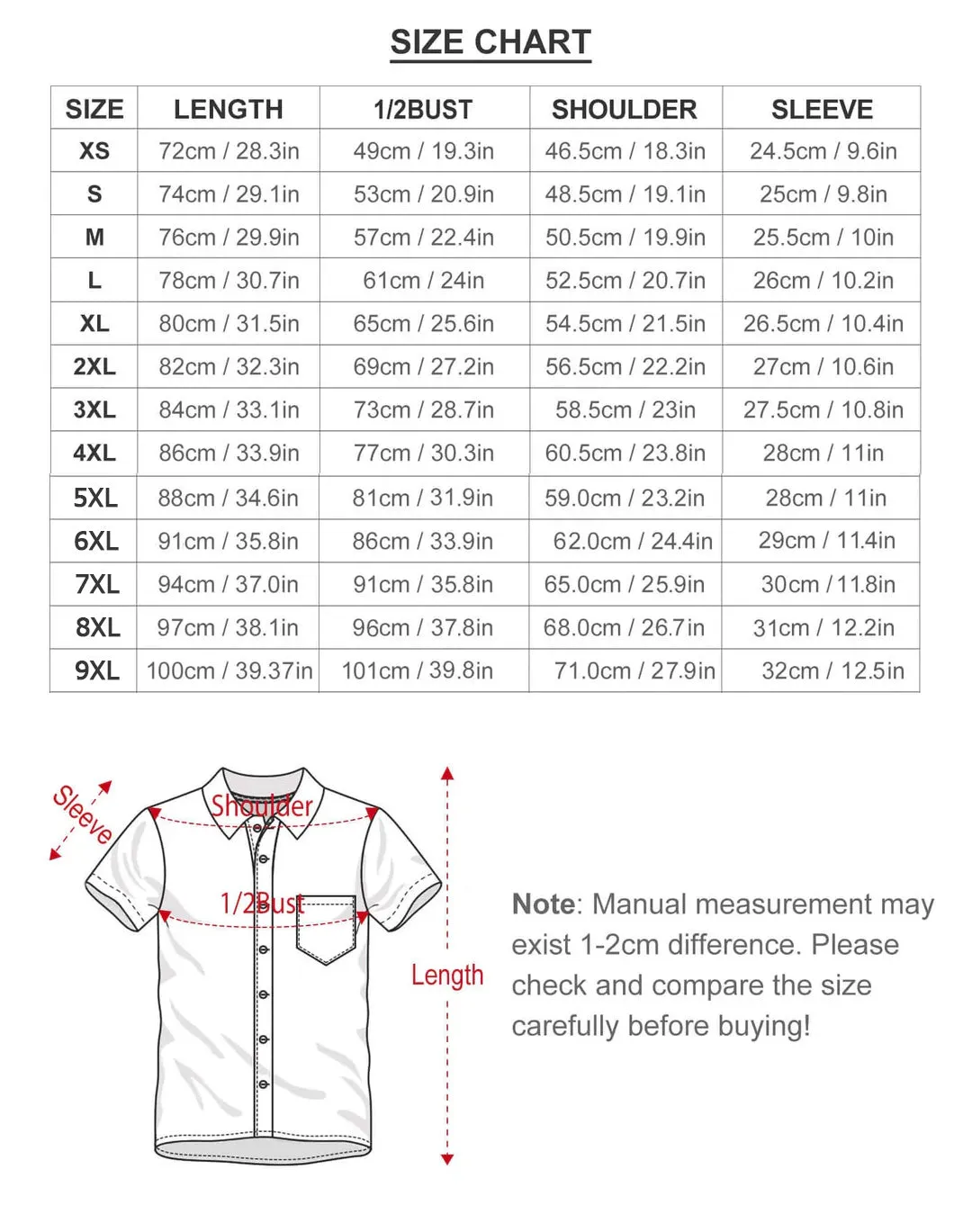 Men's Gradient Short Sleeve Button-Up Shirt