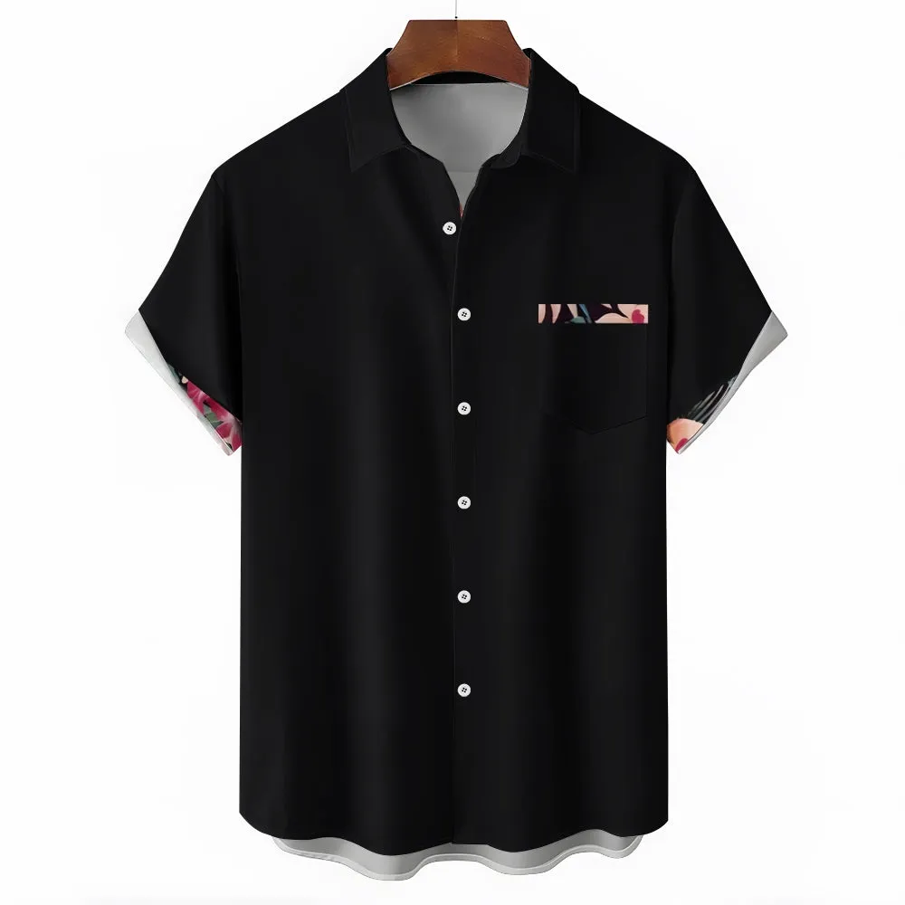 Men's Hawaiian Casual Short Sleeve Shirt 2404000268