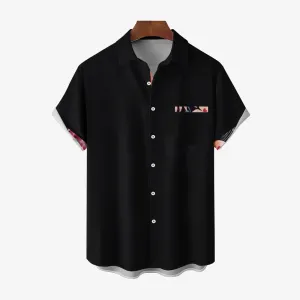 Men's Hawaiian Casual Short Sleeve Shirt 2404000268