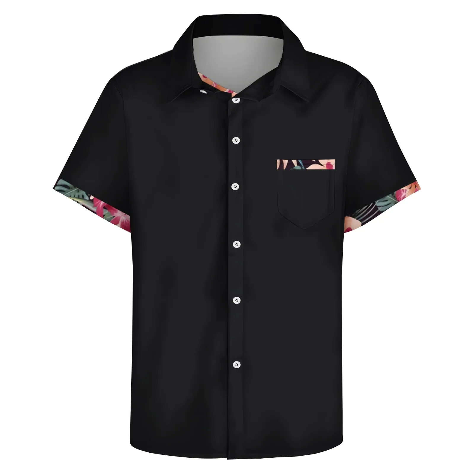 Men's Hawaiian Casual Short Sleeve Shirt 2404000268