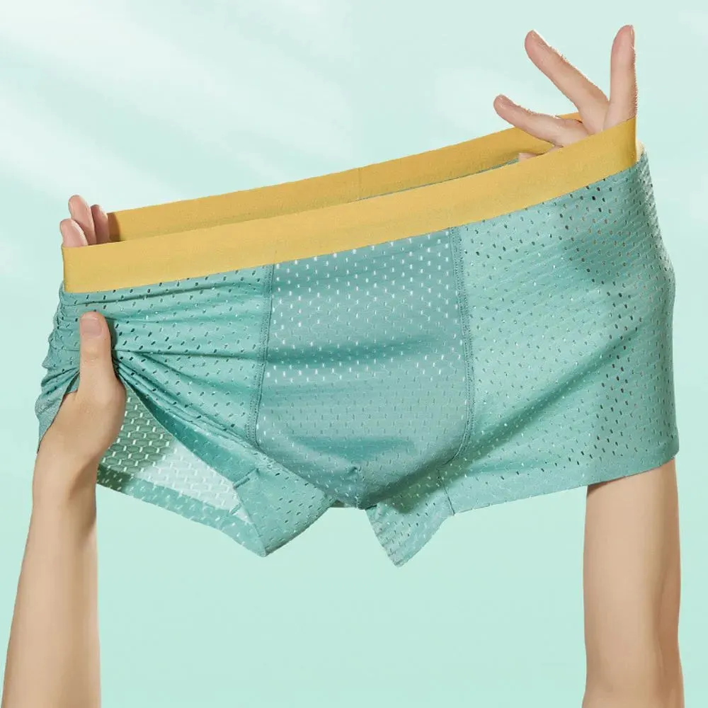 Men's Ice Silk Mesh Trunks(4-Pack) - JEWYEE 2203