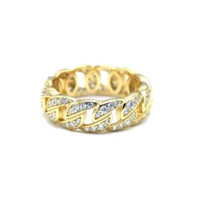 Men's Icy Cuban Link Ring