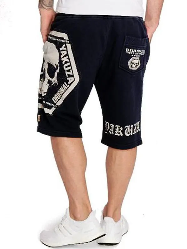 Men's Letter Printed Casual Loose Shorts