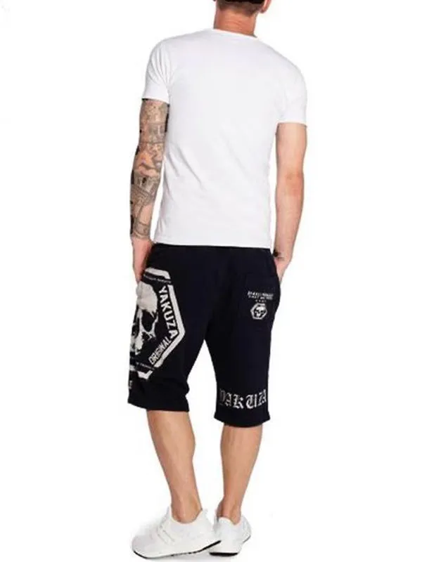 Men's Letter Printed Casual Loose Shorts
