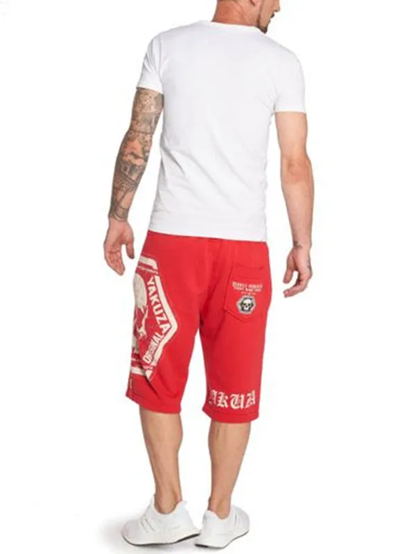 Men's Letter Printed Casual Loose Shorts