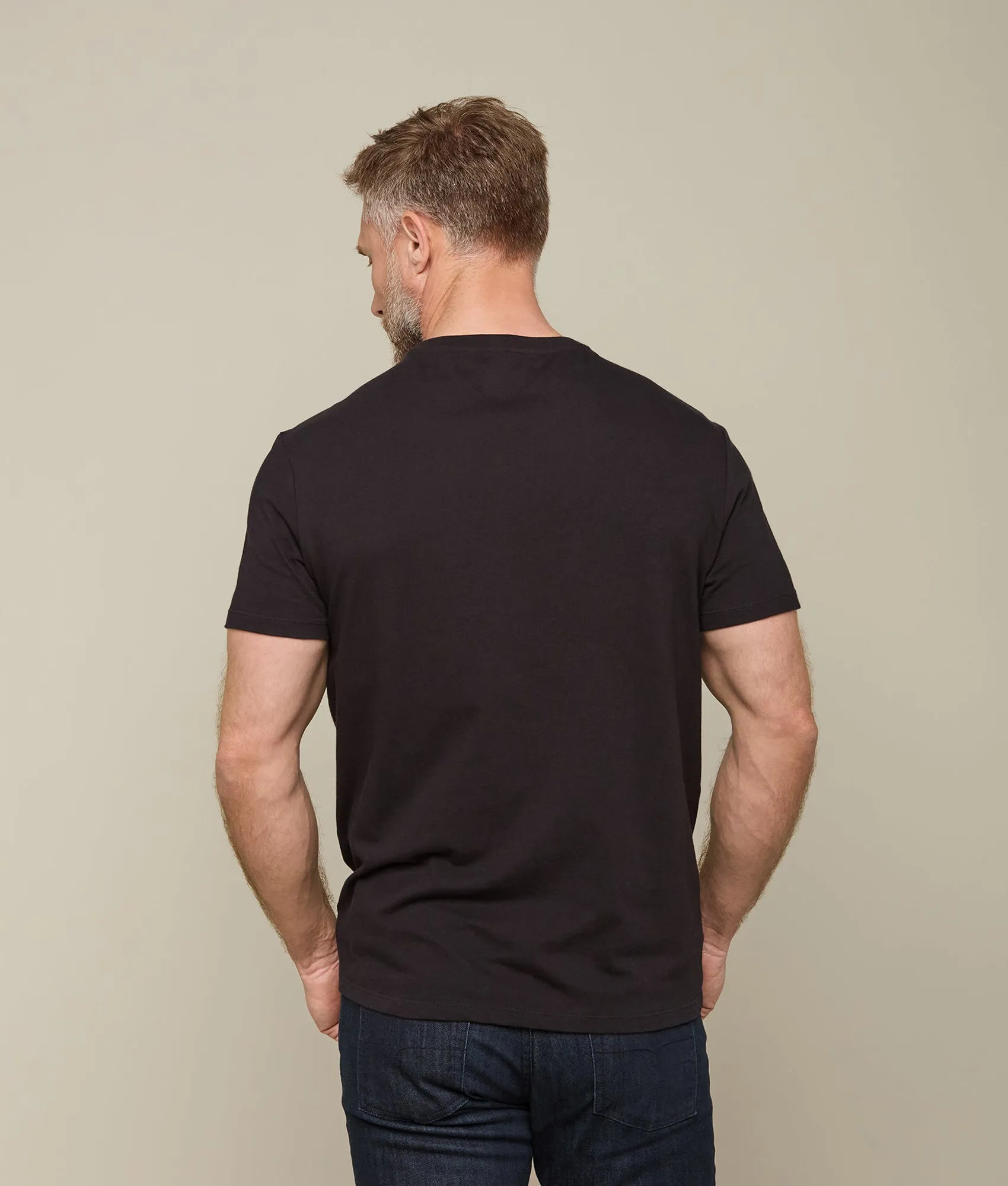 Men's Lucchese Classic Embroidered Tee :: Black