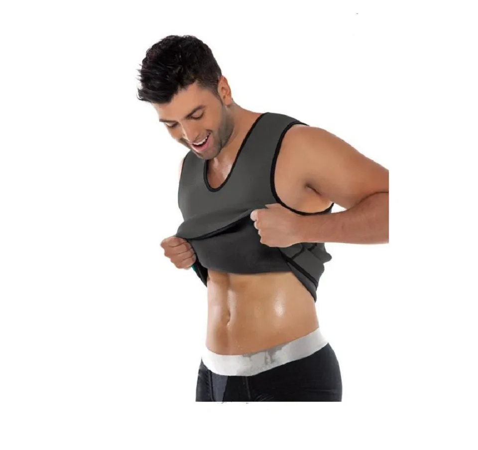 Men's Neoprene Waist Shaper- Green, Gray or Brown