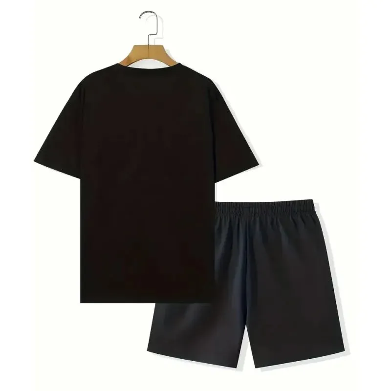 Men's Sportswear Set – Short Sleeve T-Shirt & Sports Shorts