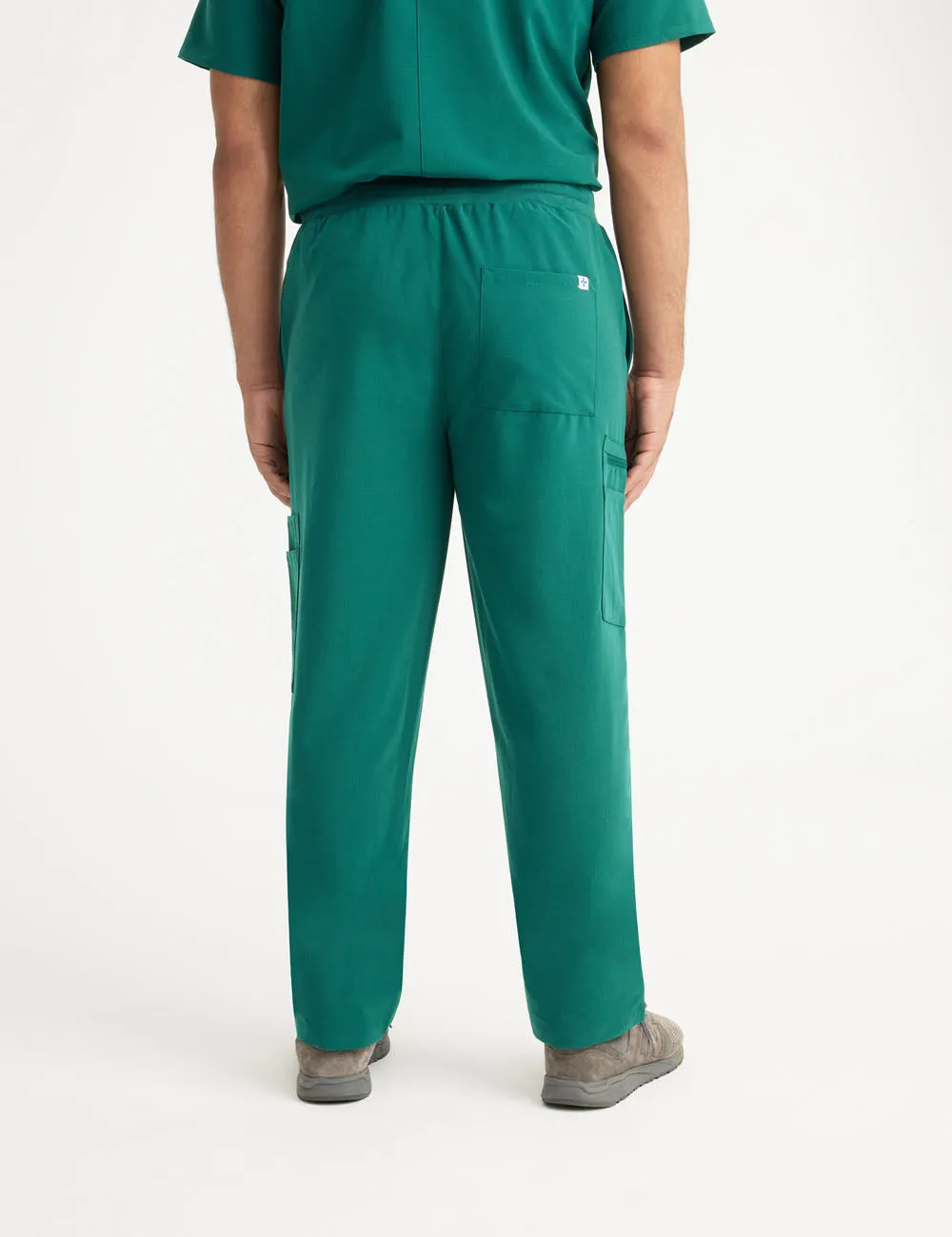 Men’s Straight Leg Scrub Pants - Hunter Green