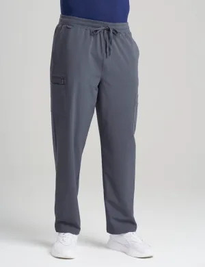 Mens Straight Leg Scrub Pants - Pewter