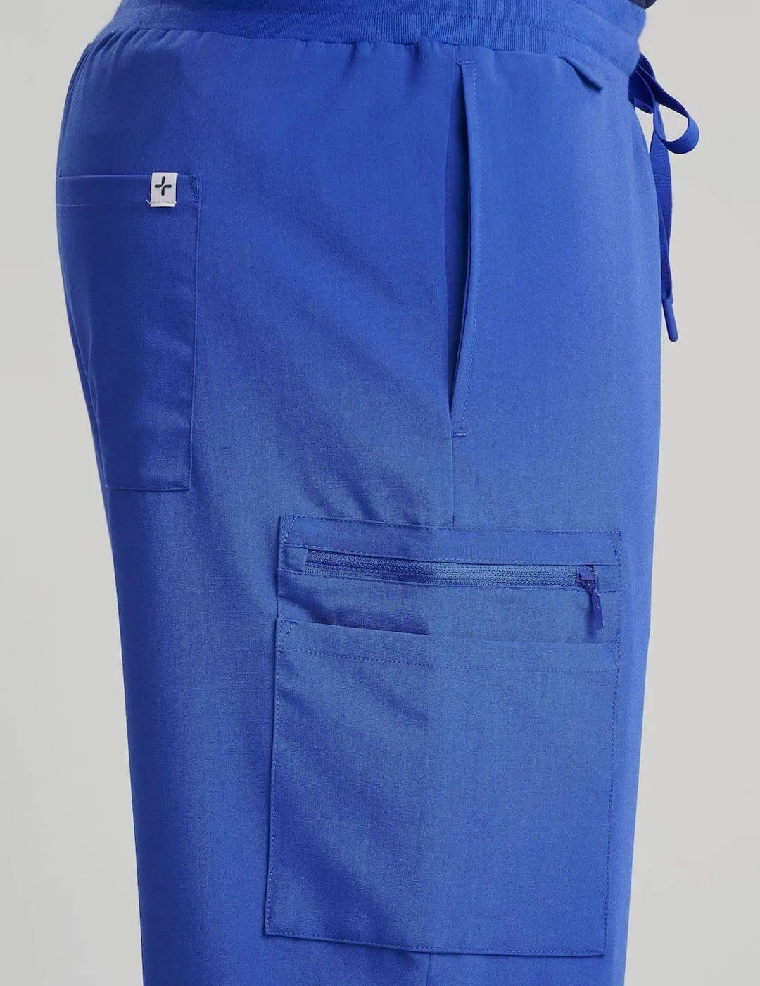 Mens Straight Leg Scrub Pants - Royal Blue
