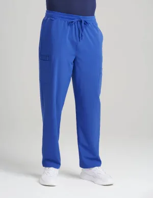 Mens Straight Leg Scrub Pants - Royal Blue