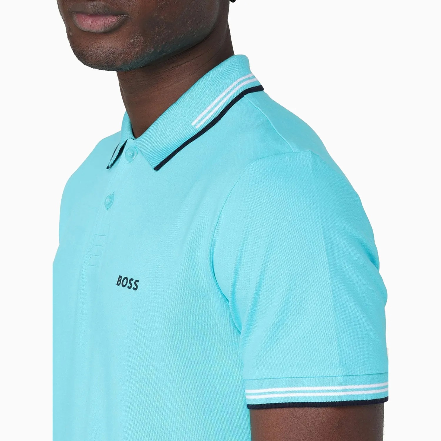 Men's Stretch Cotton Slim Fit Polo Shirt With Branding