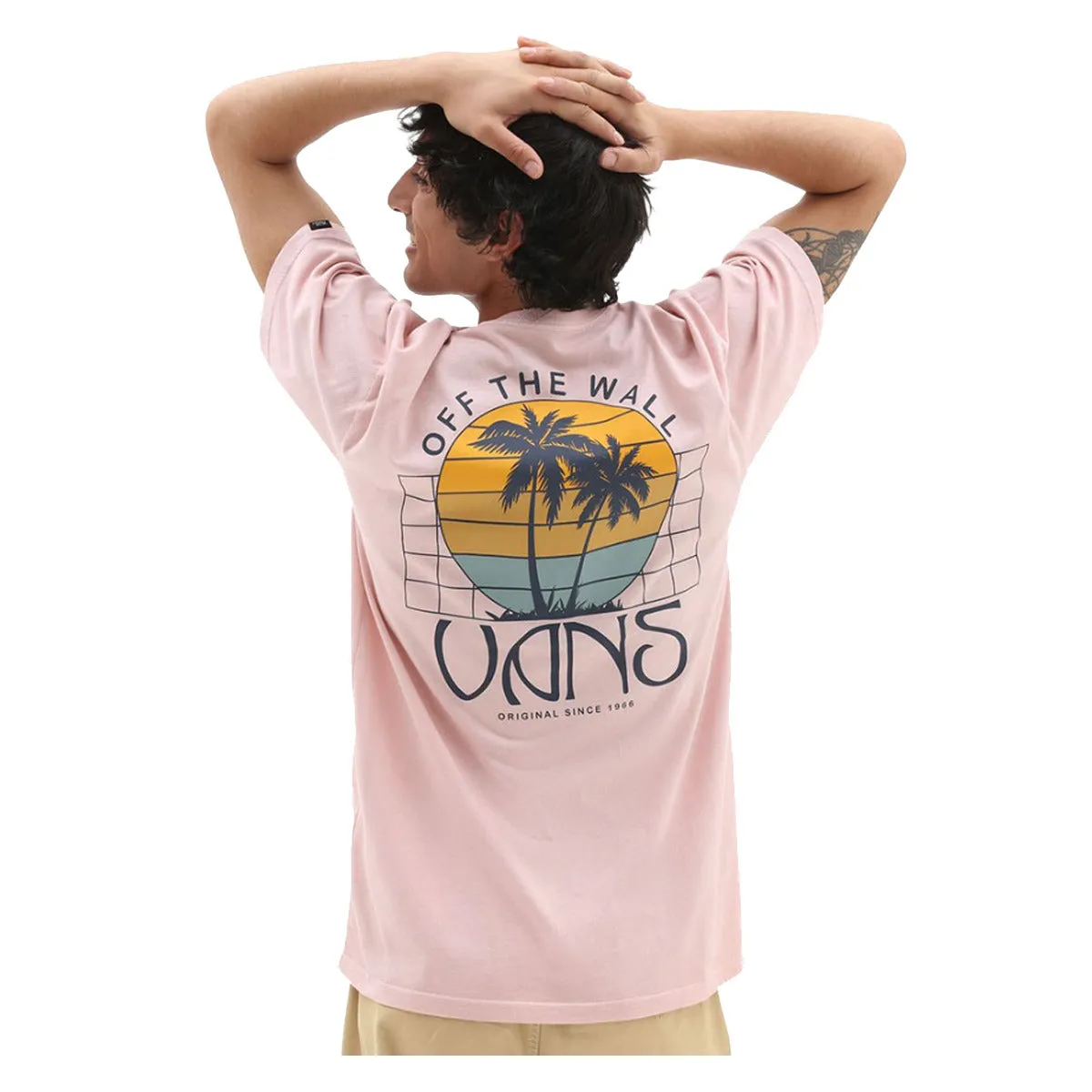 Men's Sunset Dual Palm Vintage T-Shirt