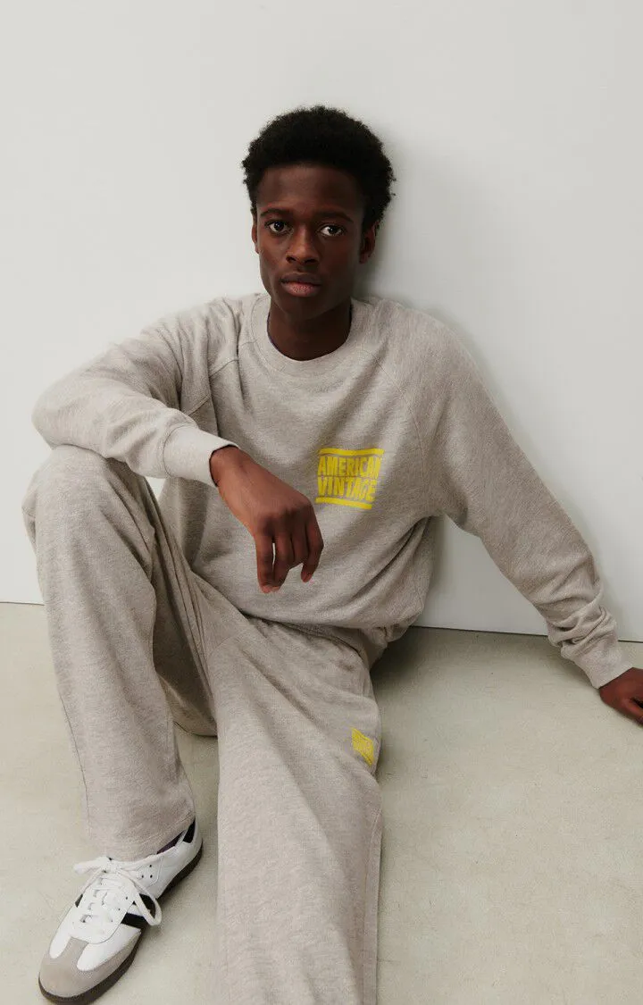 MEN'S SWEATSHIRT ZOFBAY - GRIS CHINE
