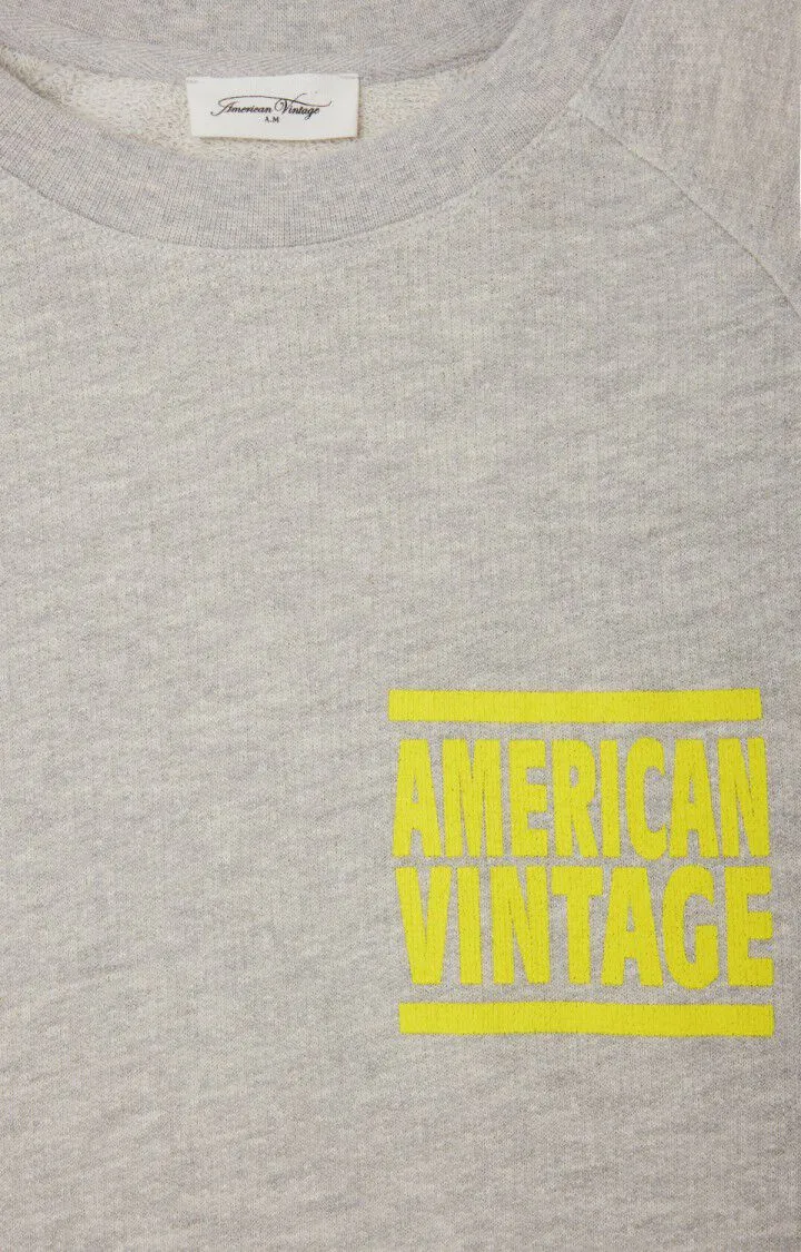MEN'S SWEATSHIRT ZOFBAY - GRIS CHINE