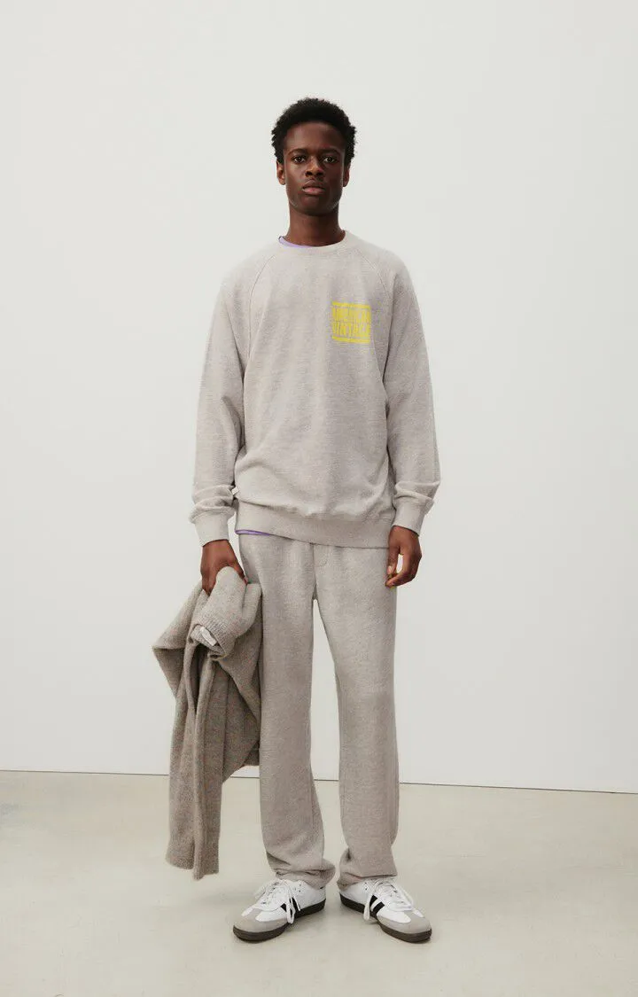 MEN'S SWEATSHIRT ZOFBAY - GRIS CHINE