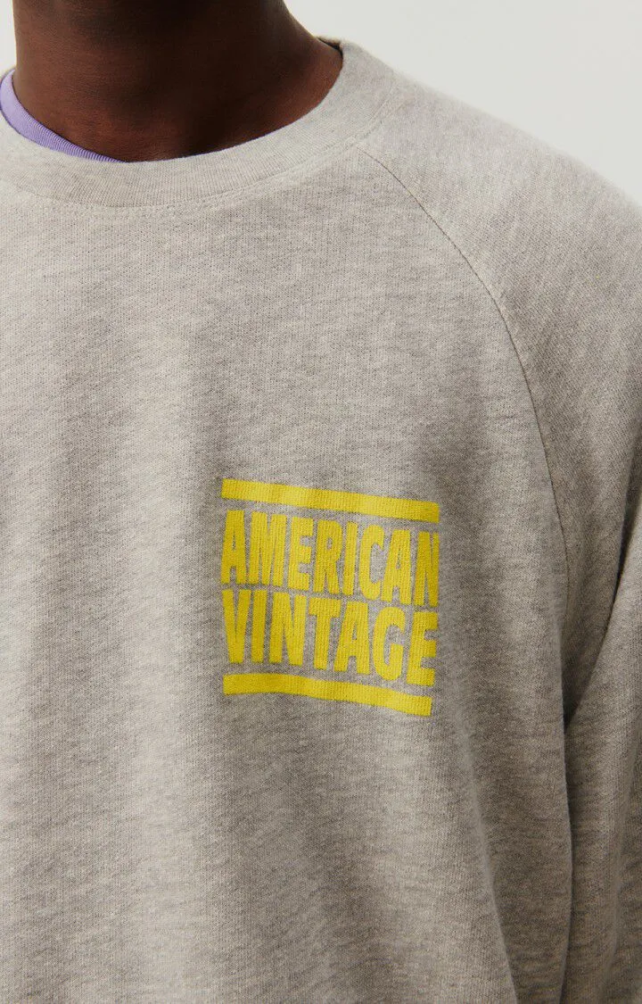 MEN'S SWEATSHIRT ZOFBAY - GRIS CHINE