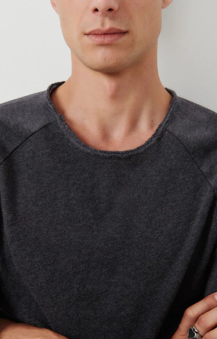 MEN'S T-SHIRT LS SONOMA - ANTHRACITE CHINE