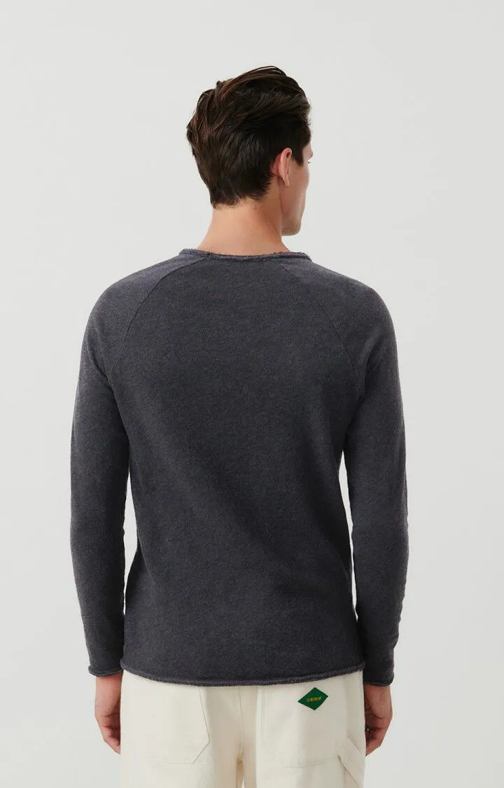 MEN'S T-SHIRT LS SONOMA - ANTHRACITE CHINE