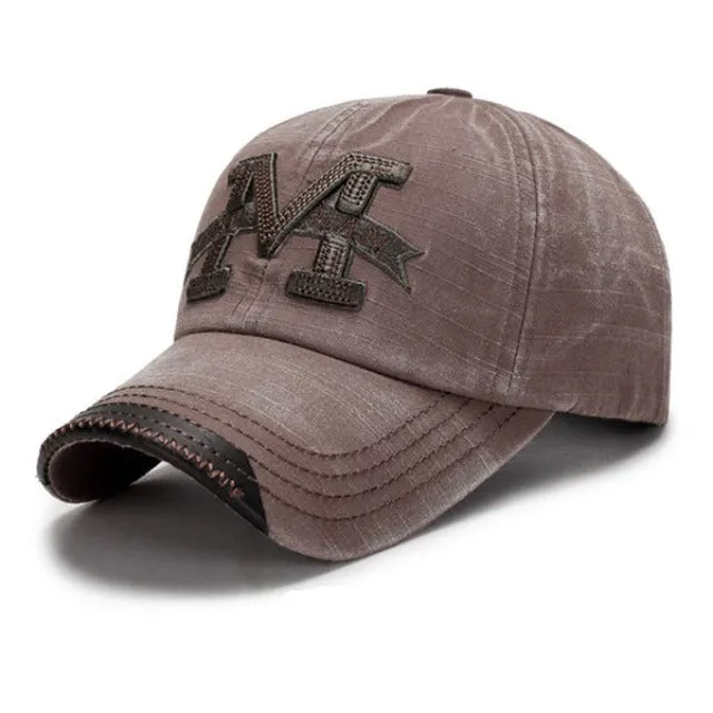 Men's vintage baseball cap in stylish