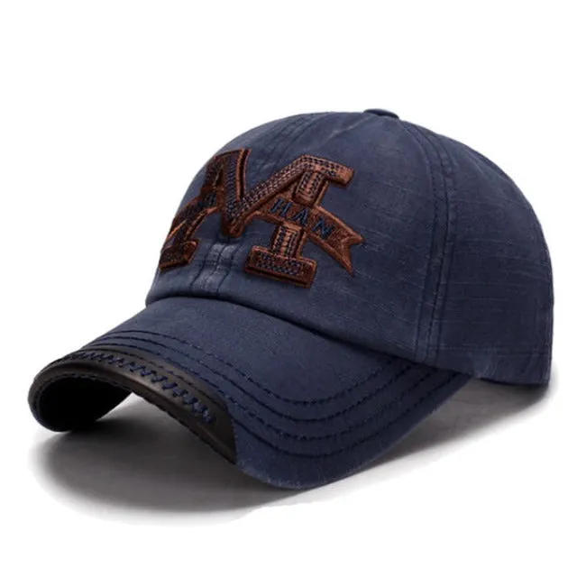 Men's vintage baseball cap in stylish