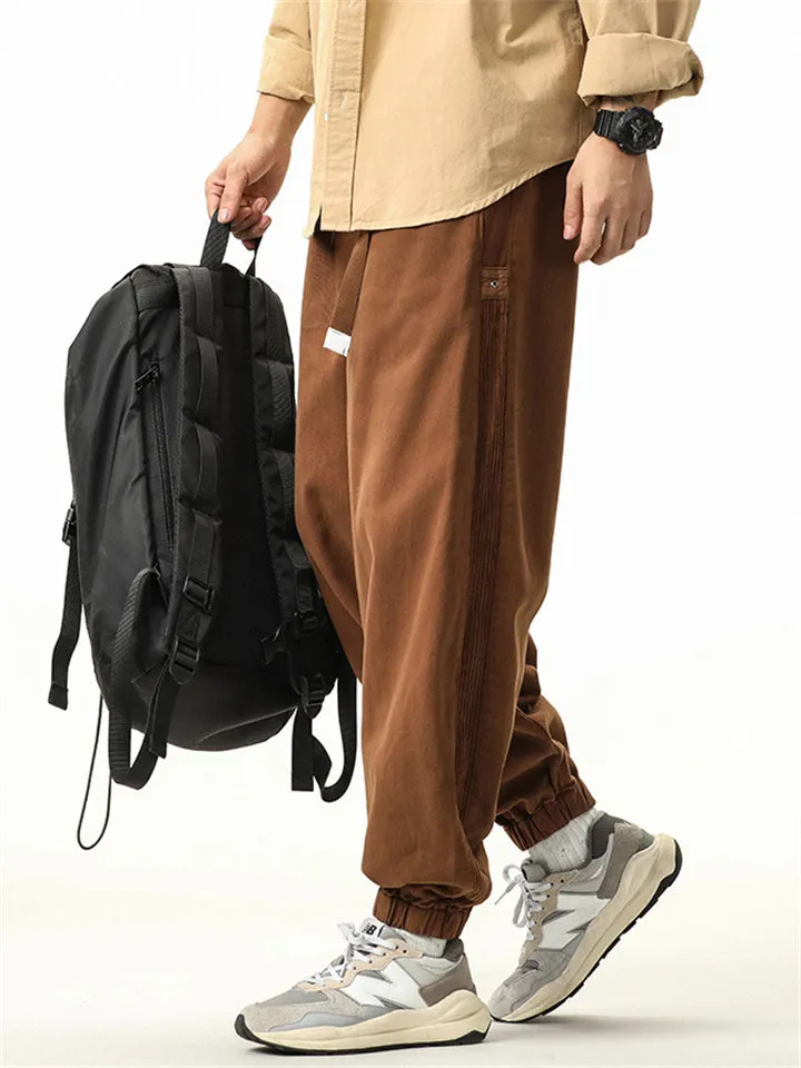 Men's Vintage Casual Ankle-tied Cargo Pants