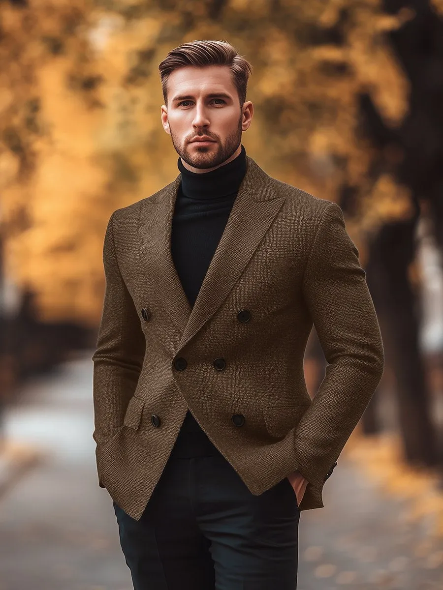 Men's Vintage Casual Blazer for Fall & Winter Wear – Thomas