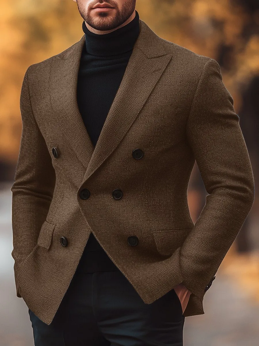 Men's Vintage Casual Blazer for Fall & Winter Wear – Thomas
