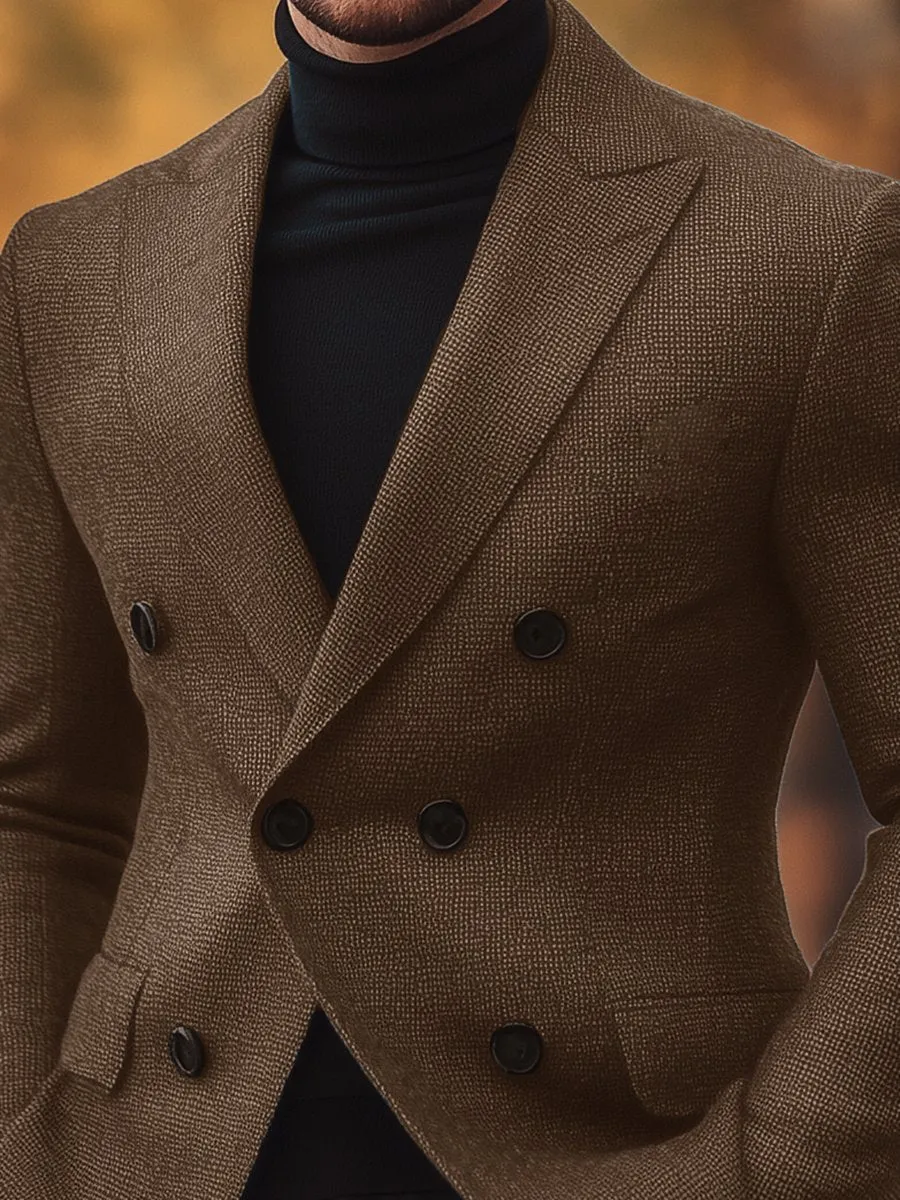 Men's Vintage Casual Blazer for Fall & Winter Wear – Thomas