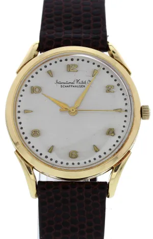 Men's Vintage IWC Schaffhausen 18K Yellow Gold