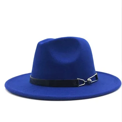 Men's Wide Brim Trilby Felt Fedora..