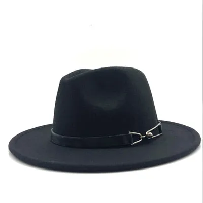 Men's Wide Brim Trilby Felt Fedora..