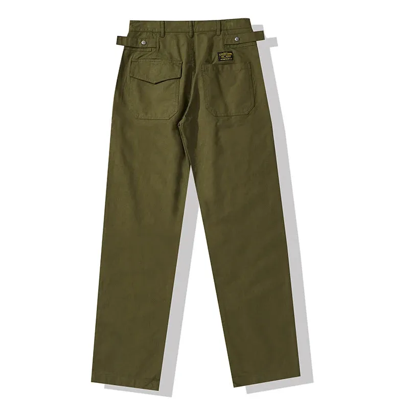 Military Uniform Bread Pants - Men's Spring Autumn New Japanese Tooling Workwear Cargo Pants