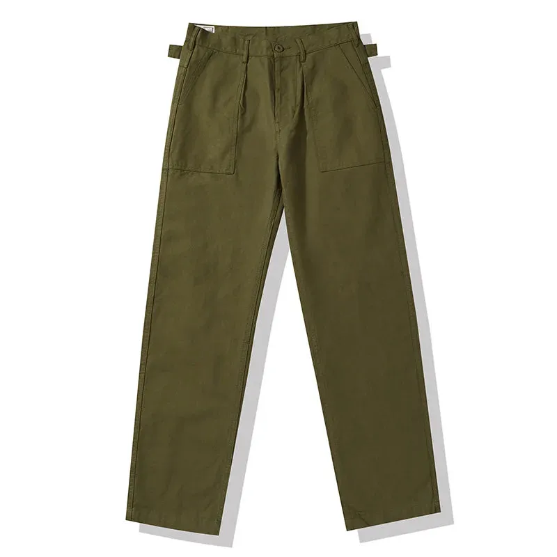 Military Uniform Bread Pants - Men's Spring Autumn New Japanese Tooling Workwear Cargo Pants