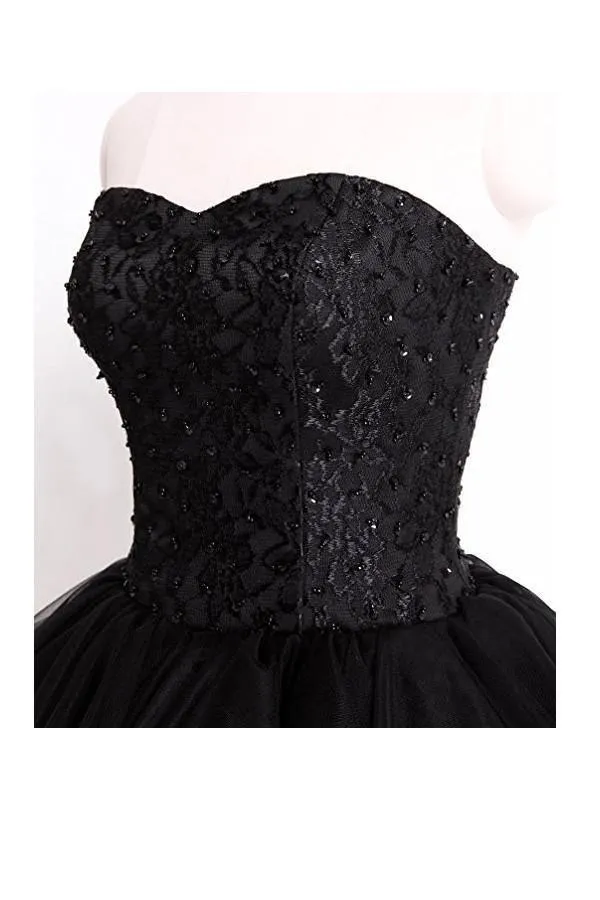 Mini Princess Strapless Homecoming Dresses Short Prom Dresses PG068