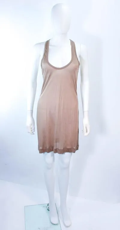 MISSONI Black Metallic Knit Stretch Set with Nude Jersey Dress Size 44