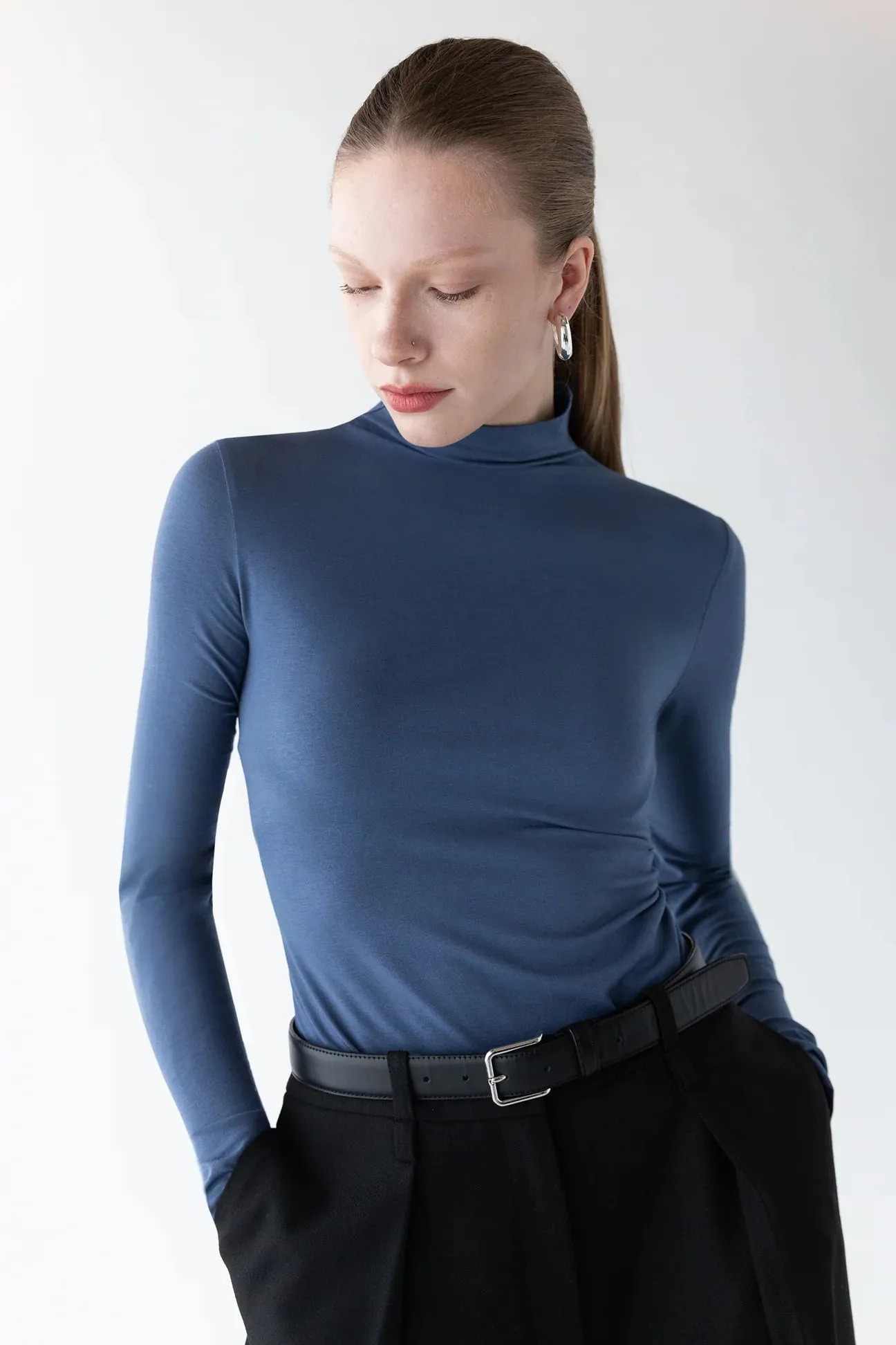 Mock Neck Top