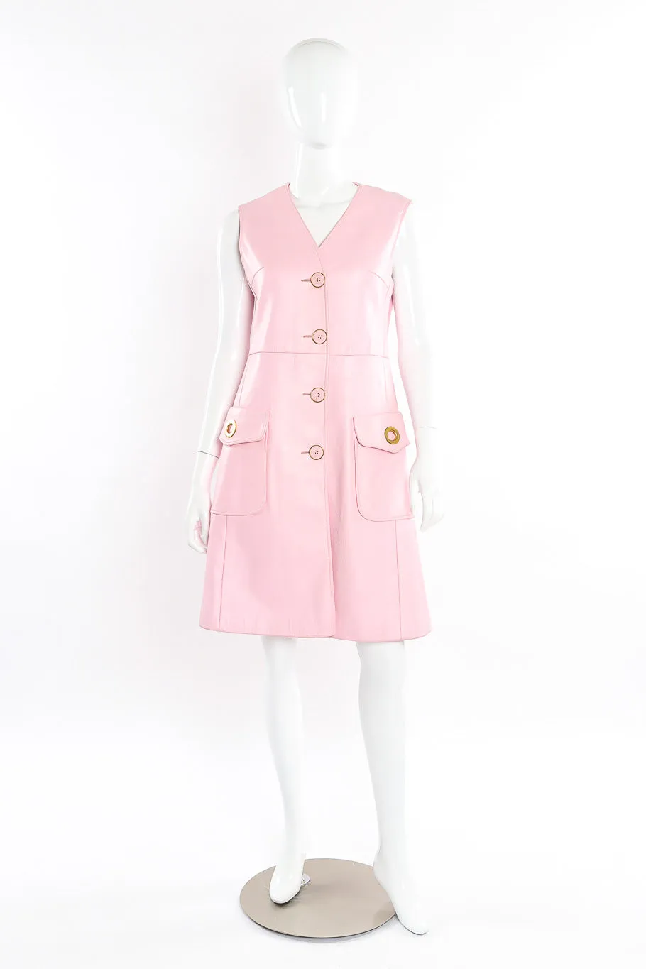 Mod Leather Dress