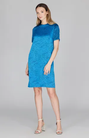 Modern Dot Short Sleeve Shift Dress