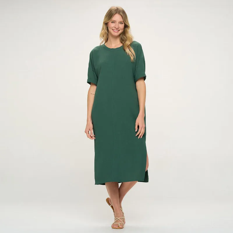 Modern Ease Midi Tee Dress