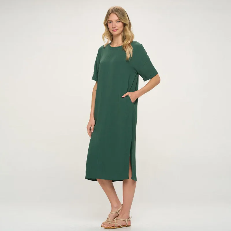 Modern Ease Midi Tee Dress