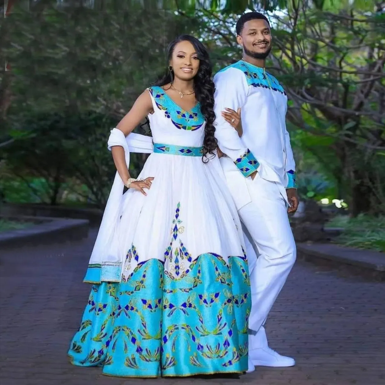 Modern Ethiopian Wedding Dress