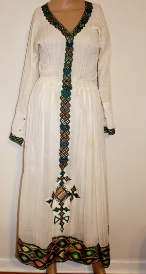 Multi-Colored Habesha Kemis