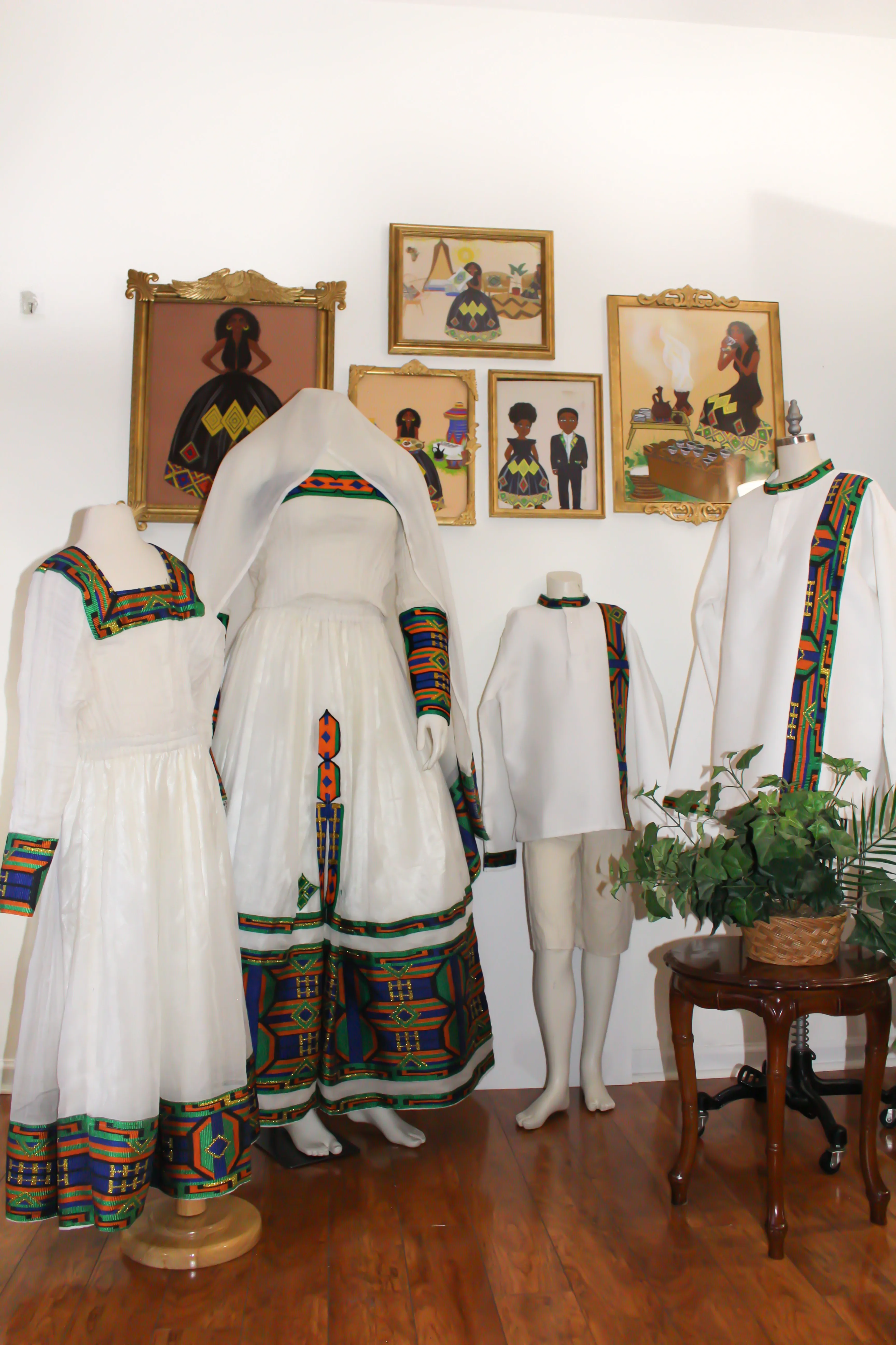 Multi-Colored Habesha Kemis