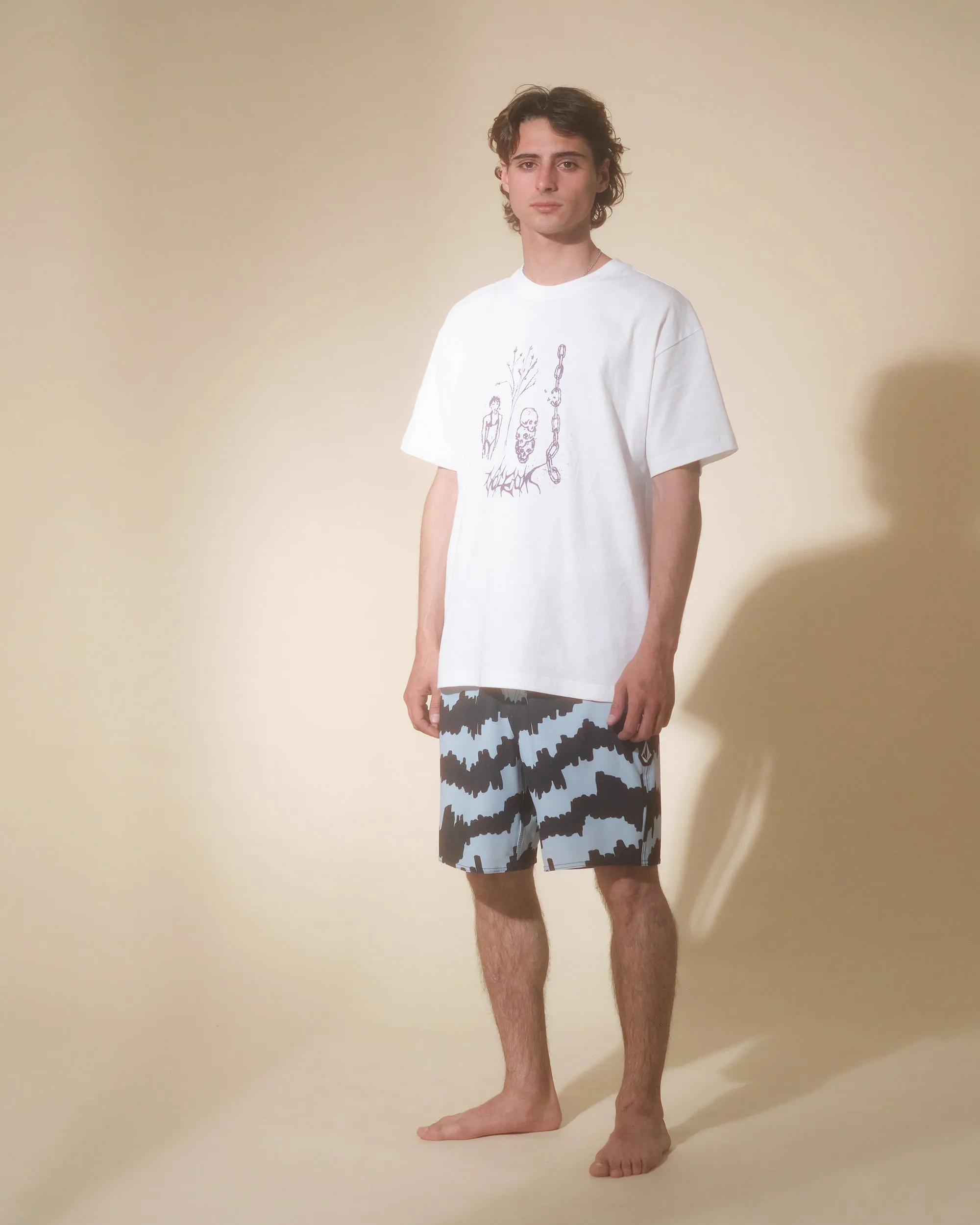 Multifarious Mod 18" Boardshort - CAROLINA BLUE