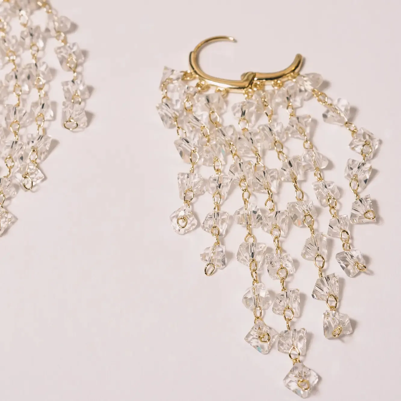 Murial Crystal Drop Earrings